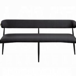 Jaramillo - Chenille Bench - Black