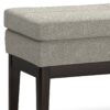 Carlson - Ottoman Bench - Greige - Image 4