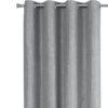 2 Pieces Set, Curtain Panel, Room Darkening, Grommet, Contemporary & Modern - Silver - Image 2
