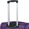 Softside Luggage Expandable 3 Piece Set Suitcase Upright Spinner Softshell Lightweight Luggage Travel Set - Purple - Image 15