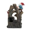 Decorative Woodland Gnome Water Fountain With LED Light - Brown - Image 6