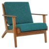 Connor - Lounge Chair - Teal - Image 5