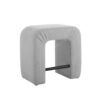 Boucle Stool (Set of 2), Dining Chairs For Home Kitchen Island - Gray - Image 6