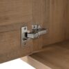 Modern Floating Bathroom Vanity Cabinet With Resin Sink Soft Close Doors And Drawer - Imitative Oak - Image 9