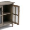 Warm Shaker - Low Storage Cabinet - Distressed Gray - Image 7