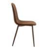 (Set of 4) Backrest AndTransfer Legs Chairs Adding A Touch Of Elegance To Minimalist And Scandinavian Style Homes - Walnut - Image 18