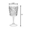 Paisley - Bpa Free Acrylic Wine Glass Set Unbreakable, 13Oz, (Set of 4) - Clear - Image 3