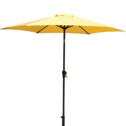 9' Pole Umbrella With Carry Bag - Yellow