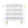Gaines - High Gloss Console Cabinet - White - Image 3