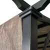 13' X 7.7' Outdoor Pergola Sun Shade Cover Cloth Patio Canopy Hdpe Permeable With Grommets - Brown - Image 6