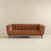 Addison - Leather Sofa - Brown / Rustic / Tan - Image 2