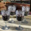 Paisley - Acrylic Wine Glasses (Set of 4), Bpa Free, Unbreakable, 13Oz - Blue - Image 5