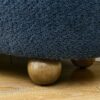 Modern Upholstered Storage Ottoman Bench With Seating - Dark Blue - Image 14