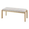 Fuji - Contemporary Bench - Gold / Gray Leopard - Image 3