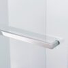 Semi-Frame Single Sliding Shower Door, 304 Stainless Steel, 5 / 16" (8Mm) Thick Sgcc Tempered Clear Glass - Chrome - Image 6