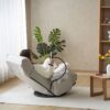 Adjustable Head And Waist Game Chair, Lounge Chair 360 Degree Rotatable - Gray - Image 12