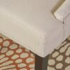 Cheney - Contemporary Dining Chair (Set of 2) Tufted Fabric Upholstery - Beige - Image 6
