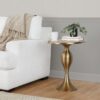 Ashland - Contemporary Table - Matte Golden Bronze - Image 4