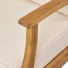 Perla - 5 Pieces Sofa Set - Cream - Image 9