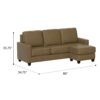 Drason - Reconfigurable Sectional - Brown - Image 7