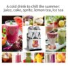 110V Commercial Slushy Machine 30L Double Tank 950W Stainless Steel Margarita Frozen Drink With Powerful Compressor Efficient Cooling Perfect For Supermarkets Cafes Restaurants Bars - Silver - Image 5