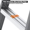 Fibreglass Step Ladder 6 Foot 250Lbs - Gray - Image 16