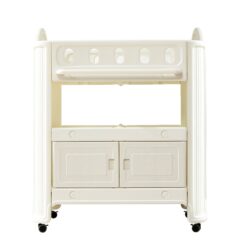 Eco Friendly Hdpe Baby Diaper Changing Table With Removable Safety Belt And Easy Clean Surface - White