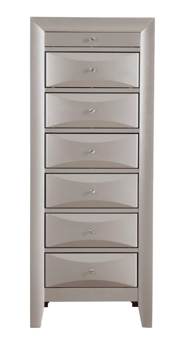 Marilla - 7 Drawer Lingerie Chest - Silver Champagne
