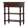 Turned Occasional Table - Brown - Image 4