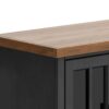 Essex - Fireplace TV Stand Console For TVs Up To 100" - Black, Whiskey - Image 8