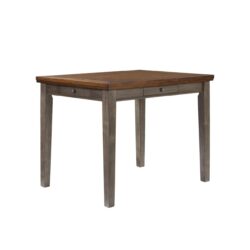 Counter Height Two Tone 4 Drawer Dining Table - Gray