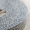 Unique Capiz Coffee Table & Pedestal Base - Multi - Image 7