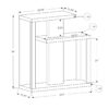 Accent Console Table For Entryway, Contemporary, Elegant Design - Taupe - Image 6