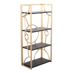 Constellation - Contemporary Bookcase - Gold / Black
