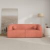 Anna - French Boucle Sofa - Pink - Image 9