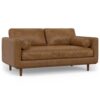 Morrison - Upholstered Sofa And Ottoman Set - Brown - Image 4