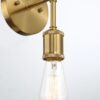 Reverie - Double Lights Bathroom Wall Sconce Over Mirror - Clear / Gold - Image 5