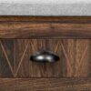 Hall Tree With 6 Hooks And Hinged Lid, Coat Hanger, Entryway Bench, Storage Bench, 3 In 1 Design, For Entrance, Hallway - Brown - Image 15
