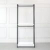 Fiona - Wood And Metal Walk In Closet With 1 Shelf Melamine - White - Image 5