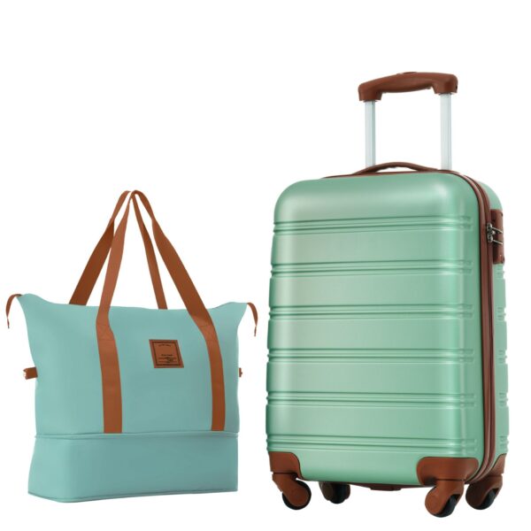 Hardshell Luggage Sets 20" / Bag Spinner Suitcase With Tsa Lock Lightweight - Green