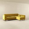 Christian - Sectional Sofa Right Facing - Dark Yellow - Image 3