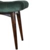 Velvet Curve Bench - Emerald - Image 7