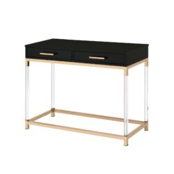 Adiel - Sofa Table - Black / Gold