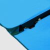 15 X 9 Ft Double Sided Outdoor Market Umbrella With Lights And Base Rectangular Twin Canopy - Blue - Image 12