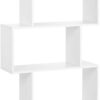5 Layer Simple Household White Bookshelf - Cream White - Image 2