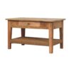 Rope 1 Drawer Coffee Table - Oak - Image 3