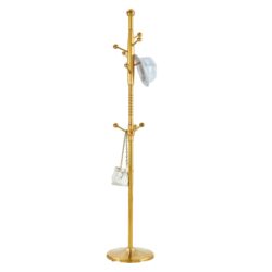 Modern Stainless Steel Spray Painted Hanger With Reinforcement 72" Raised Design Optional - Gold