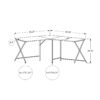 Computer Desk, Home Office, Corner, L Shape, Laptop, Contemporary & Modern - Taupe - Image 10