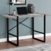 Computer Desk For Home Office, Laptop, Versatile Placement - Gray - Image 9
