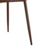 (Set of 4) Backrest AndTransfer Legs Chairs Adding A Touch Of Elegance To Minimalist And Scandinavian Style Homes - Walnut - Image 15